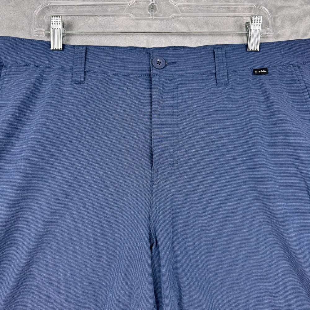 Travis Mathew Salem Slim Tech Shorts Mens 38 Navy Blue Chino Golf Performance - Picture 2 of 10